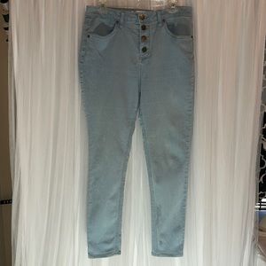 No Boundaries Junior Skinny Stretchy Jeans Size 13